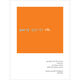 Orange Party Verb Invitations Image 7 of 7